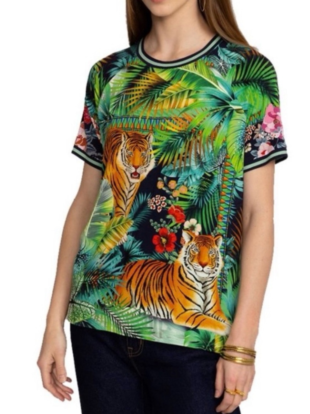 Johnny Was Janie Favorite Raglan Tee